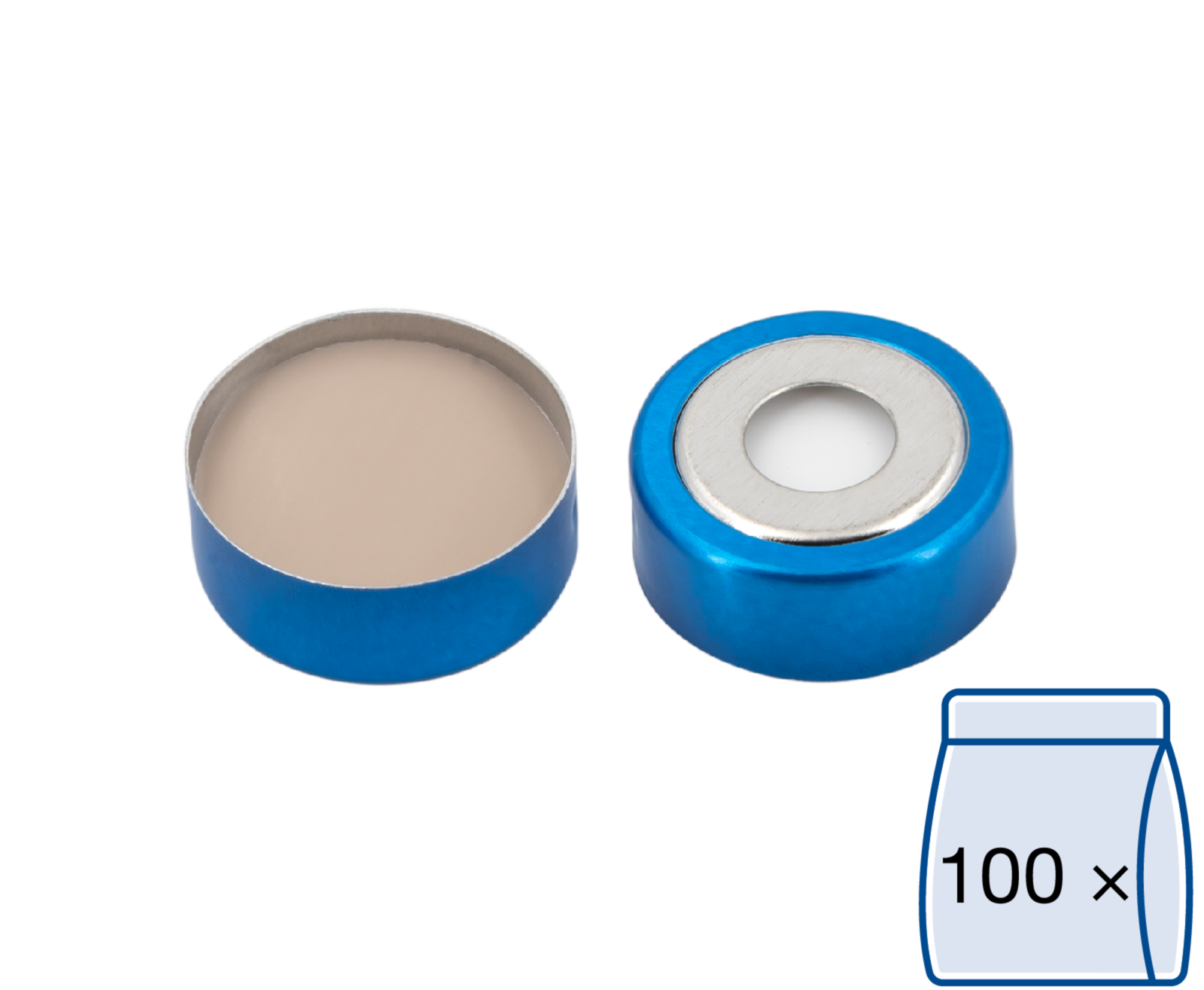 BM N20-L, si/bl, Sil w/PTFE bg, 45° 3,0