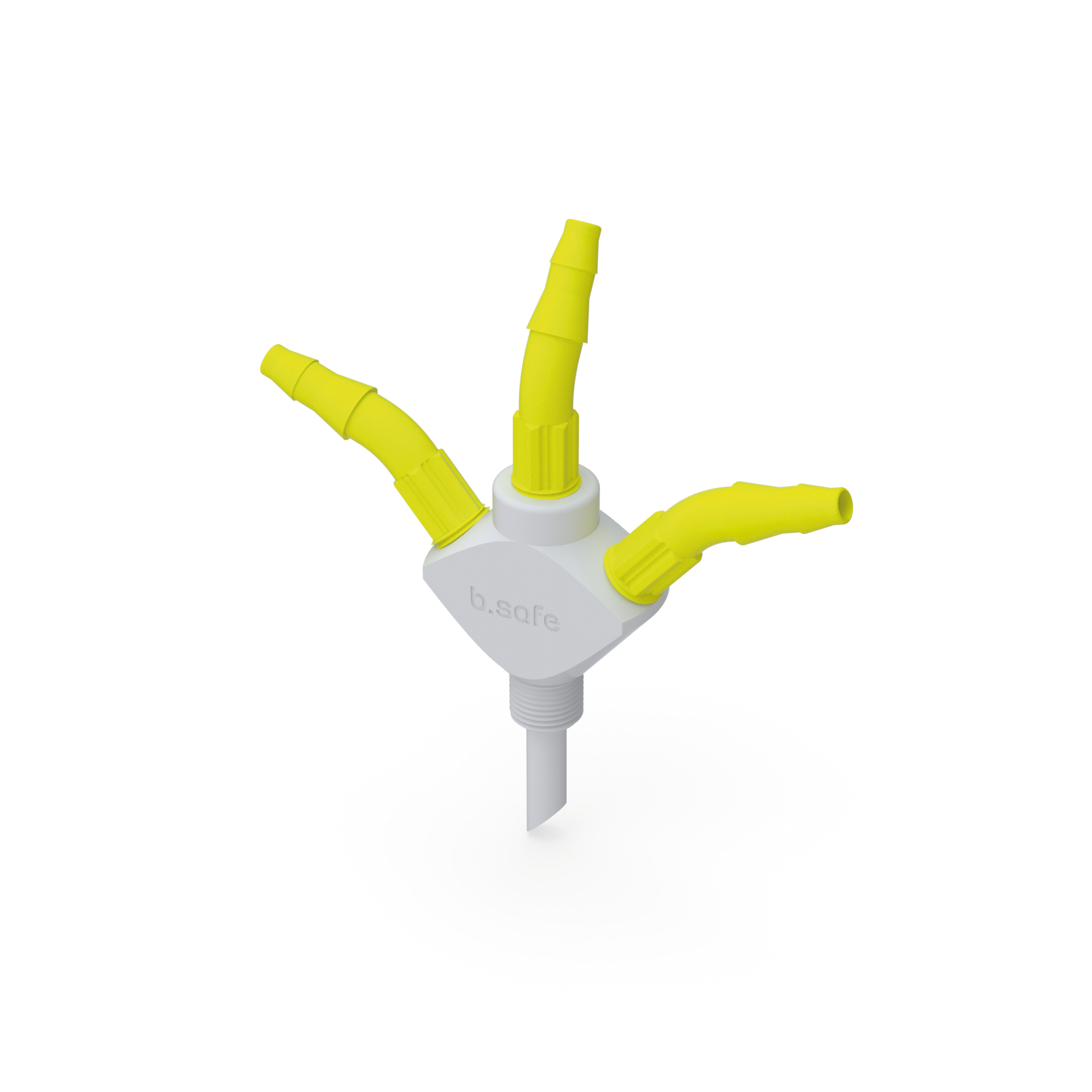 Multiport  Zur Erweiterung der Anzahl der Kapillar- und/oder Schlauchanschlüsse auf einer b.safe Waste Cap.  M