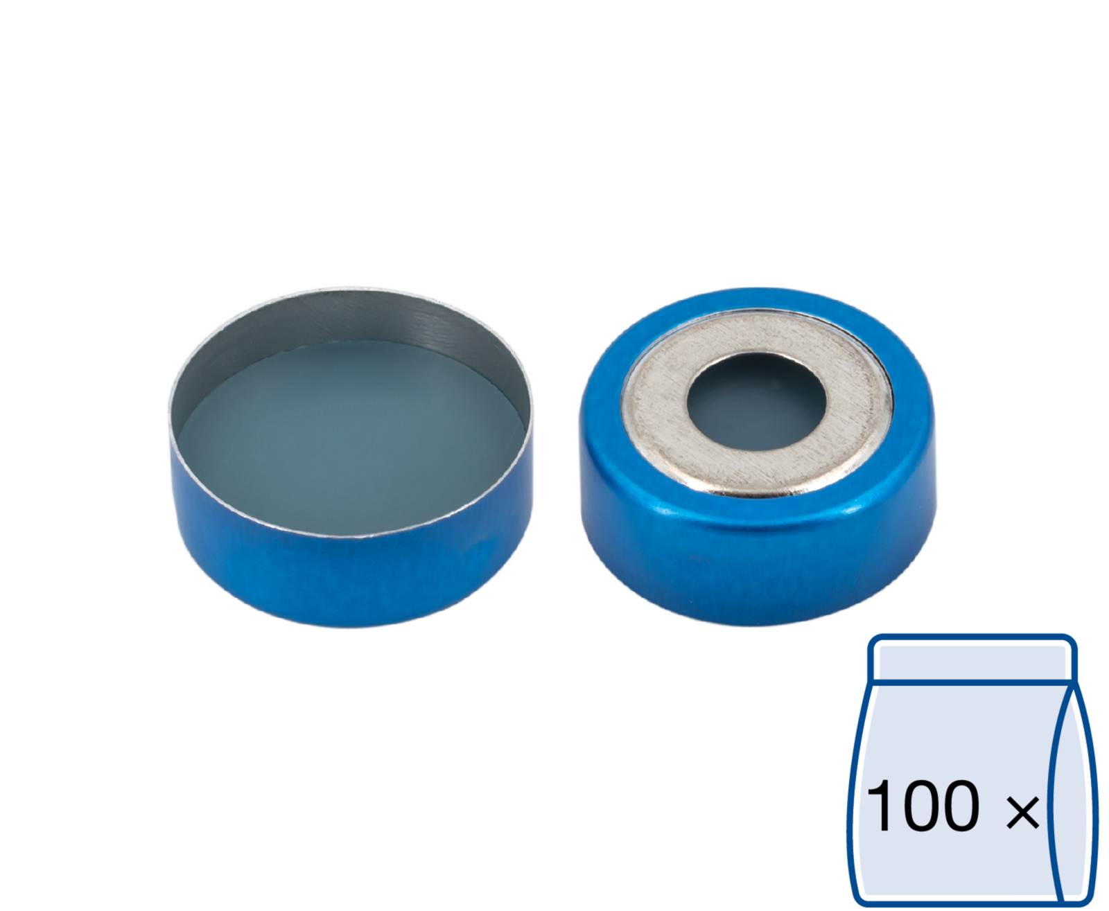 BM N20-L, si/bl, Sil bltr/PTFE, 45°, 3,0