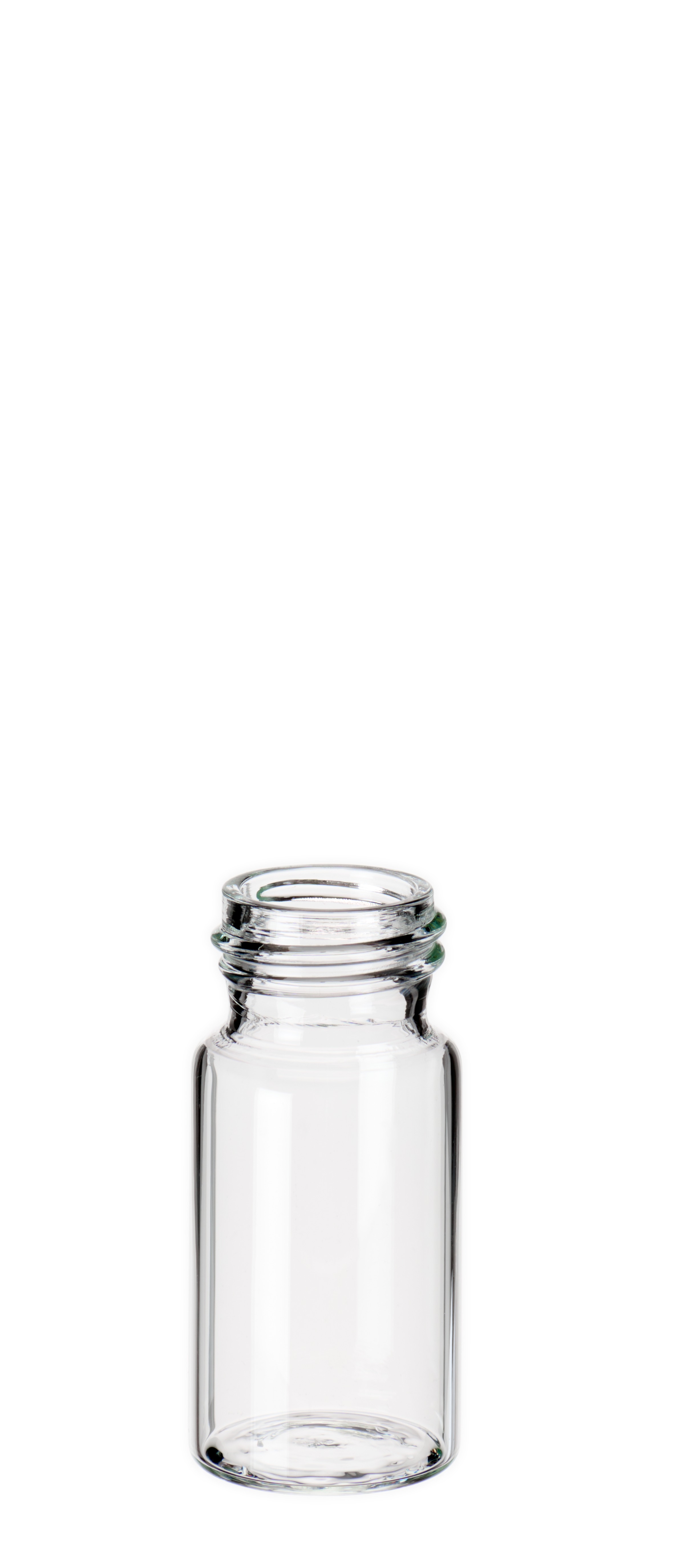 20 ml EPA Gewindeflasche, 57 × 27,5 mm, Klarglas, 1. hydrolytische Klasse