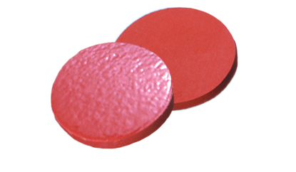 12,1mm Scheibe, Naturkautschuk/TEF, rot-orange, 55° shore A, 1,3mm