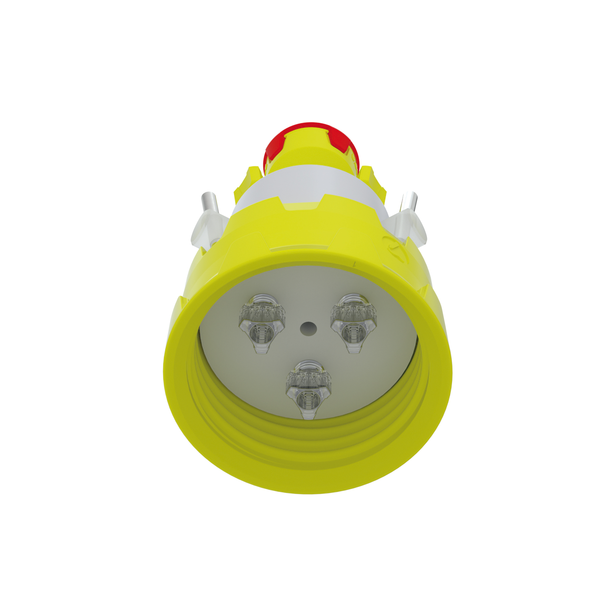 Cap GL45 mit Hähnen  Schraubkappe aus PPS für Gewinde GL45, frei drehbarer Einsatz aus PTFE. Mit PFA-Fittings
