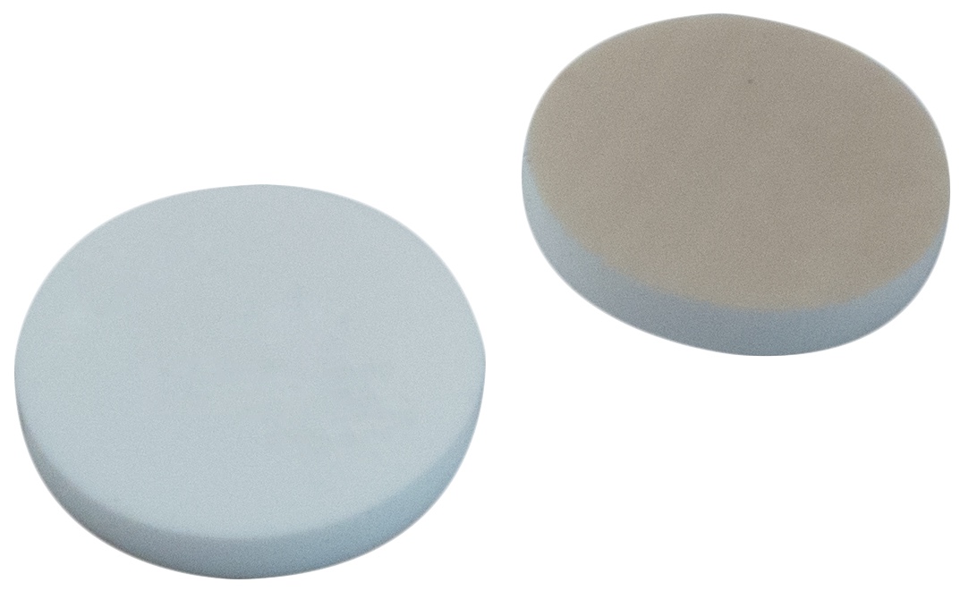 20 mm Septum, Silicon weiß/PTFE beige, 45° Shore A, 3,0 mm (UltraClean)