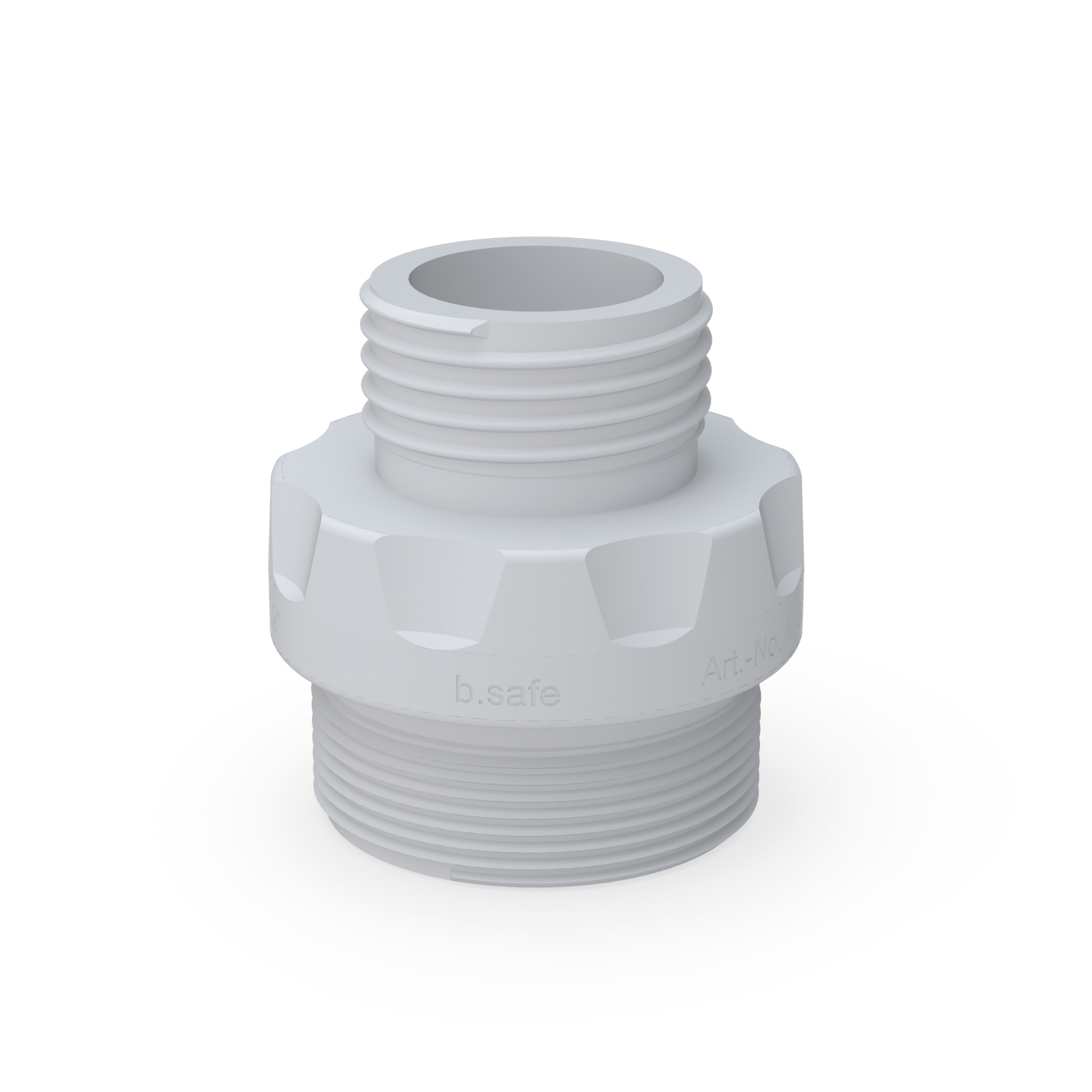 Adapter für Caps GL45  Adapter zum Anschluss von b.safe Caps GL 45 und Waste Caps GL 45 (1) an Flaschen und Ka