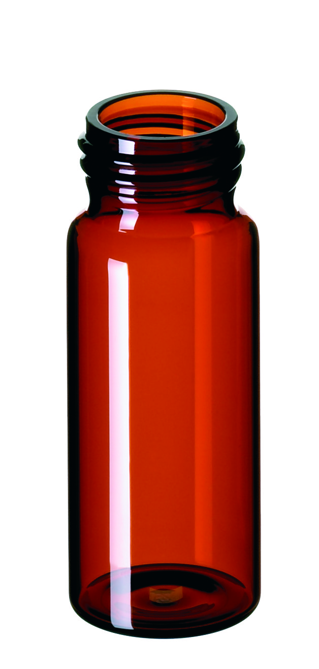 30 ml EPA Gewindeflasche, 72,5 × 27,5 mm, Braunglas, 1. hydrolytische Klasse