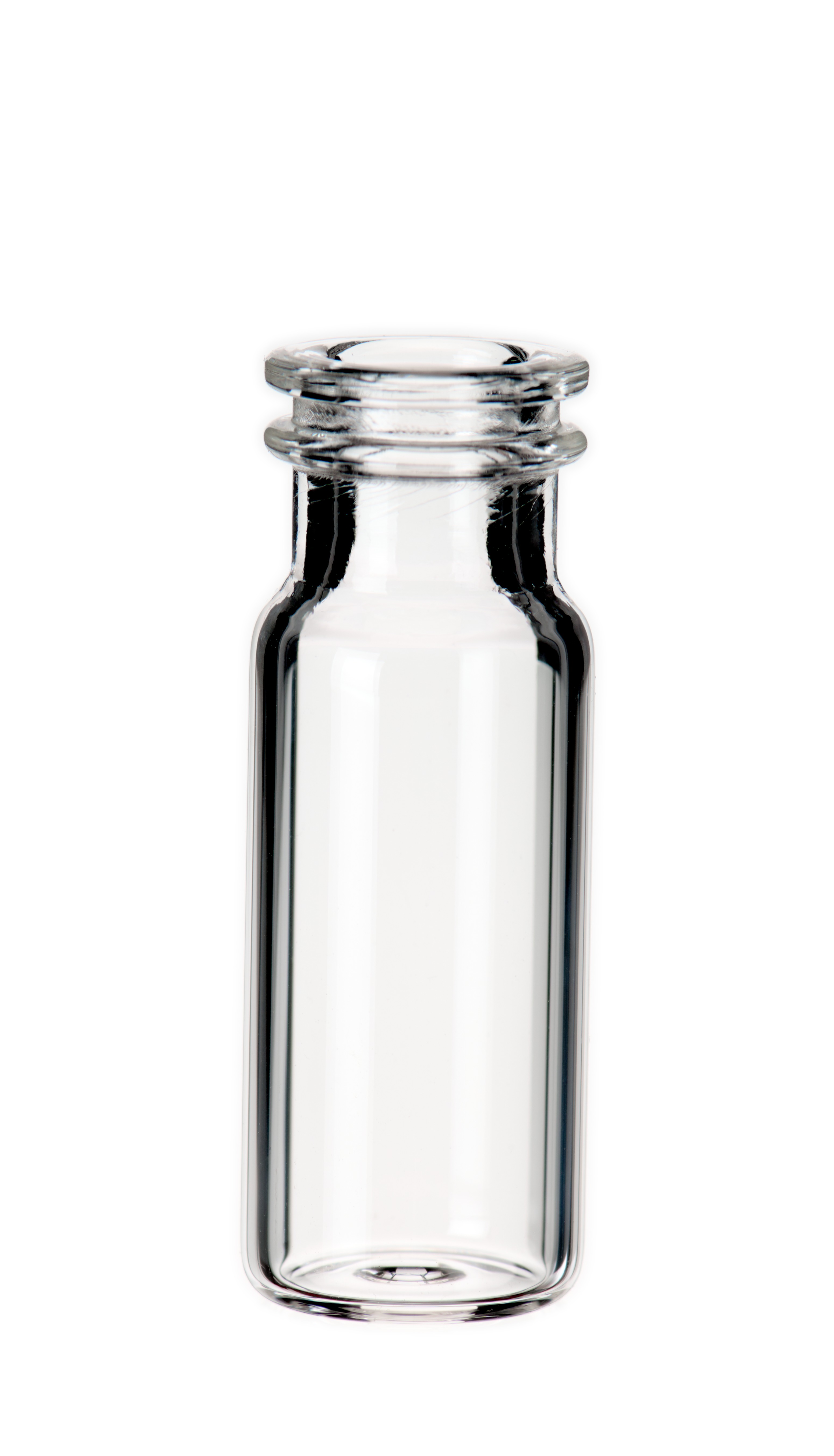 Silanisierte 1,5 ml Schnappringflasche, 32 × 11,6 mm, Klarglas, 1. hydrolytische Klasse, weite Öffnung