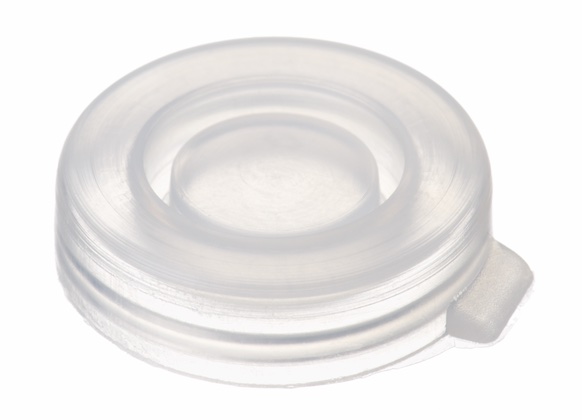18mm Schnappdeckel, 20x5,2mm transparent geschlossen für ND18