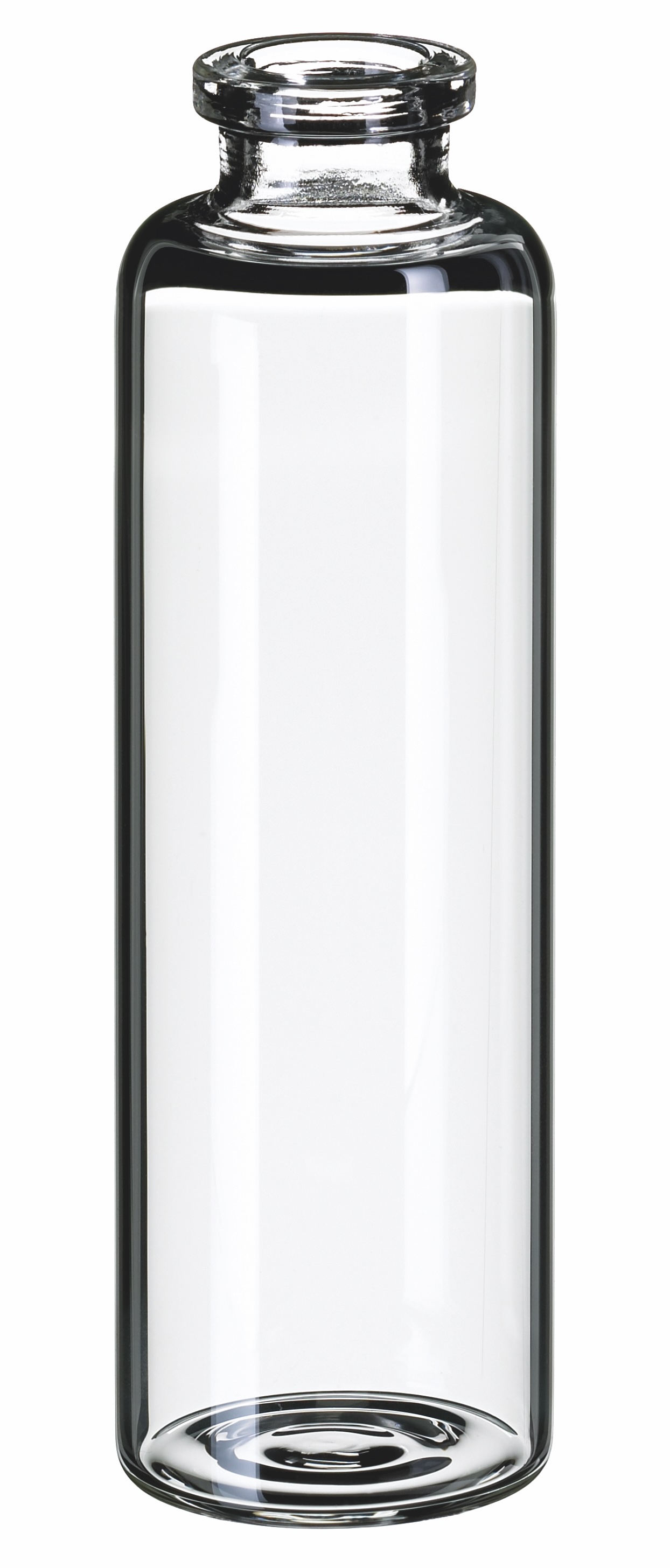 50 ml Rollrandflasche, 101 × 29 mm, Klarglas, 1. hydrolytische Klasse