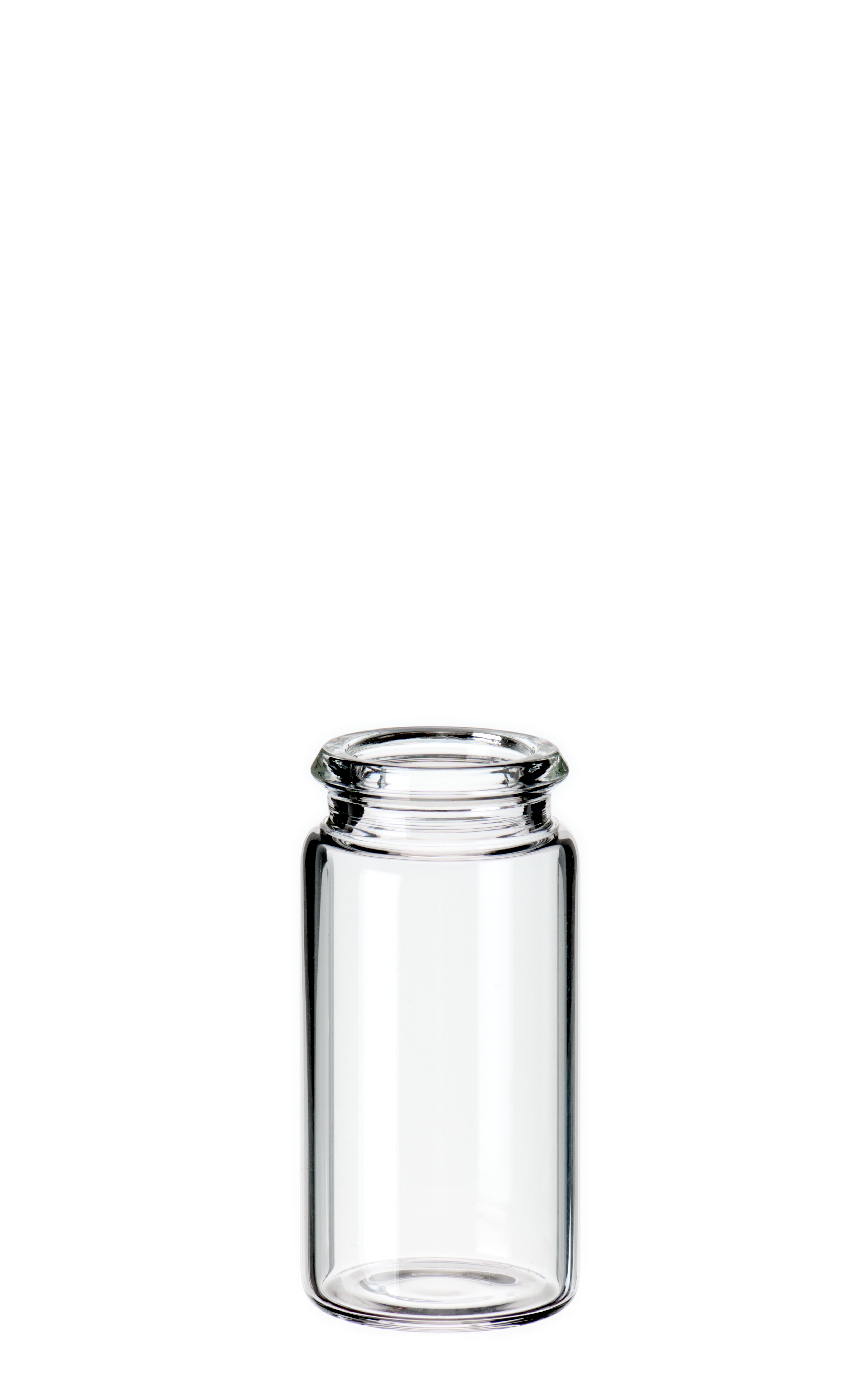 2in1 Kit: 10 ml Schnappdeckelflasche, 45 × 22 mm, Braunglas, 3. hydrolytische Klasse; inklusive Schnappdeckel ND18