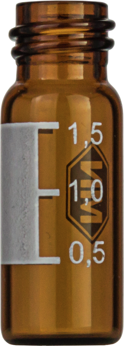 Vial N10-1.5, GW, b, 11,6x32, flach, SF