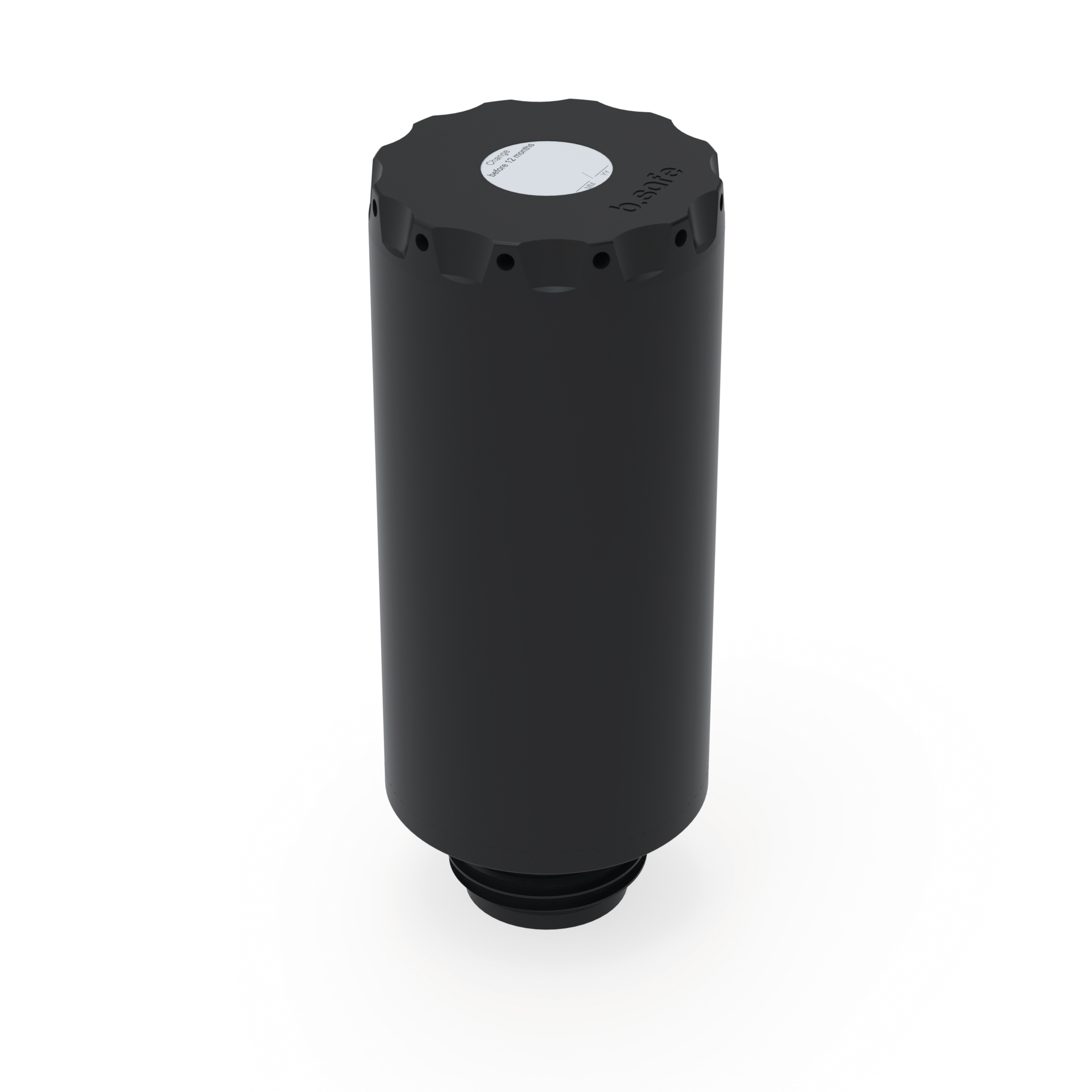 Abluftfilter für Fässer  Filtergehäuse aus PE mit Anschlussgewinde für direkte Montage auf Fässer. Deckel mit