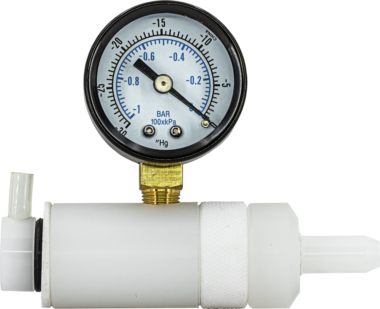 Chromab. Manometer SPE mit kompl.Zubehör