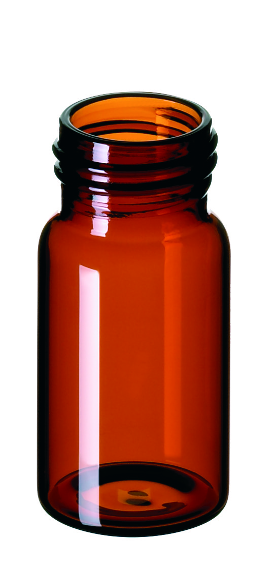 20 ml EPA Gewindeflasche, 57 × 27,5 mm, Braunglas, 1. hydrolytische Klasse
