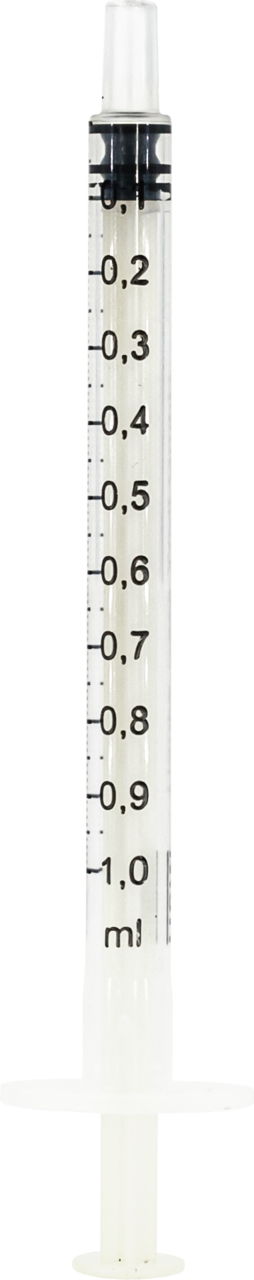 Plastikspritze, 1 mL Plastikspritze, 1 mL