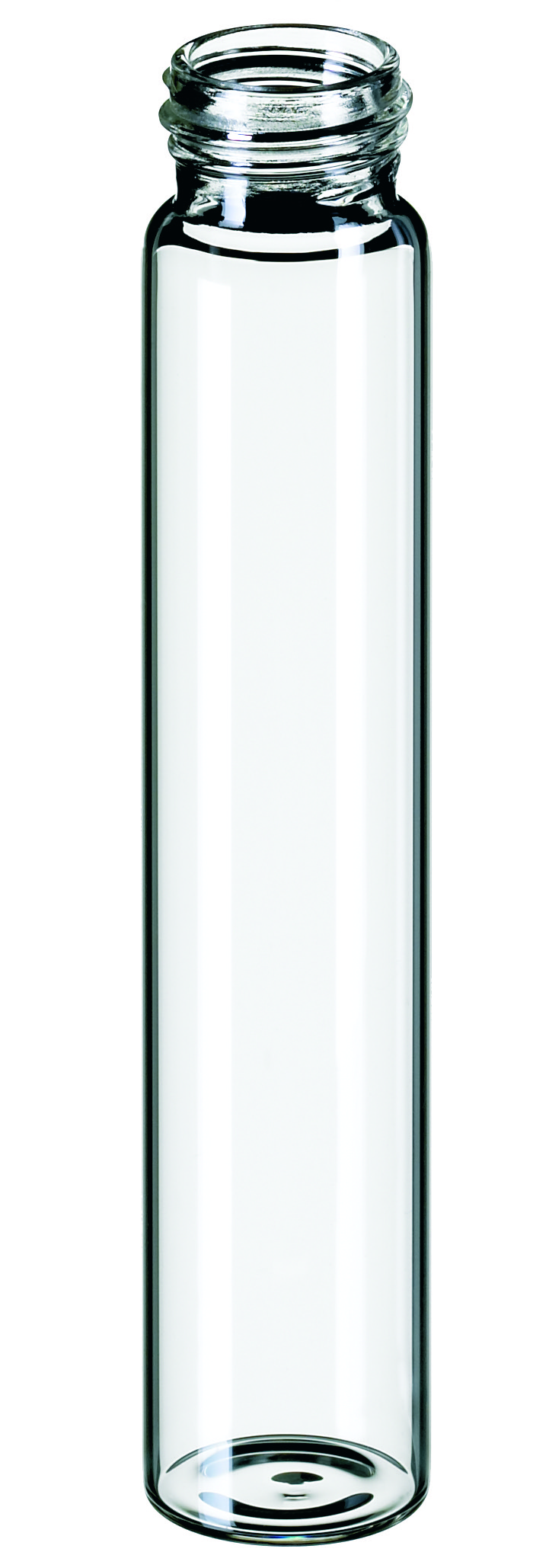 60 ml EPA Gewindeflasche, 140 × 27,5 mm, Klarglas, 1. hydrolytische Klasse