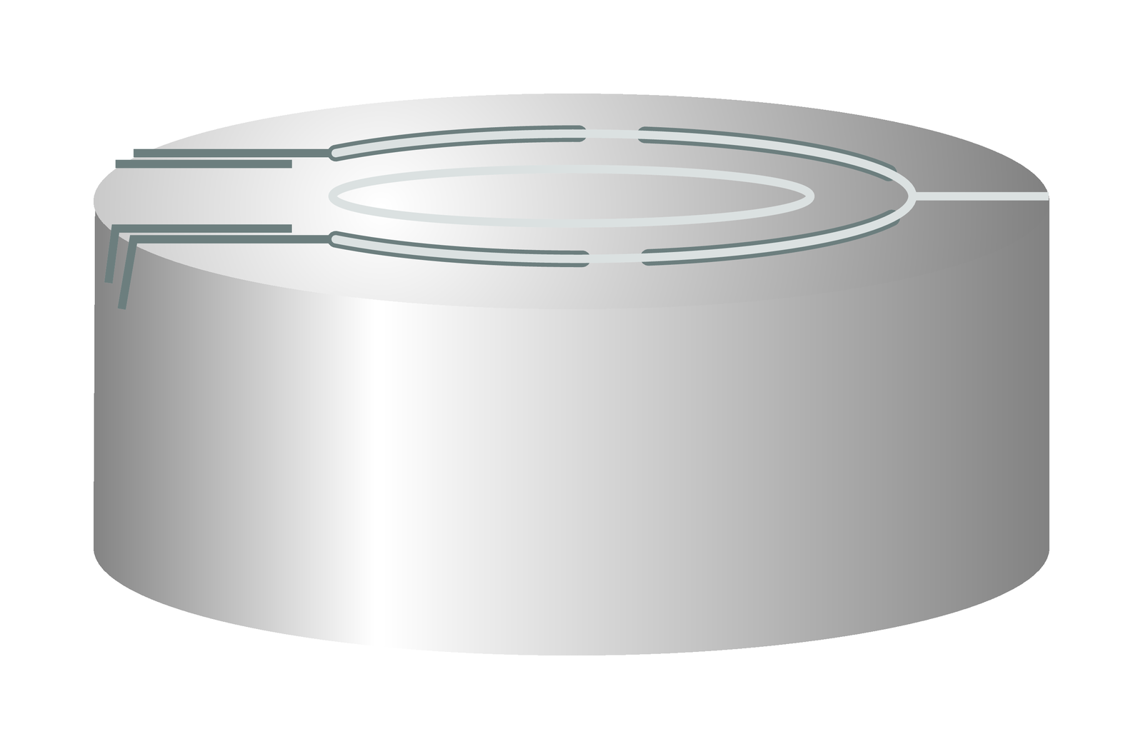 GAK N20, si, Sil w/PTFE bg, 40°, 3,0 mm