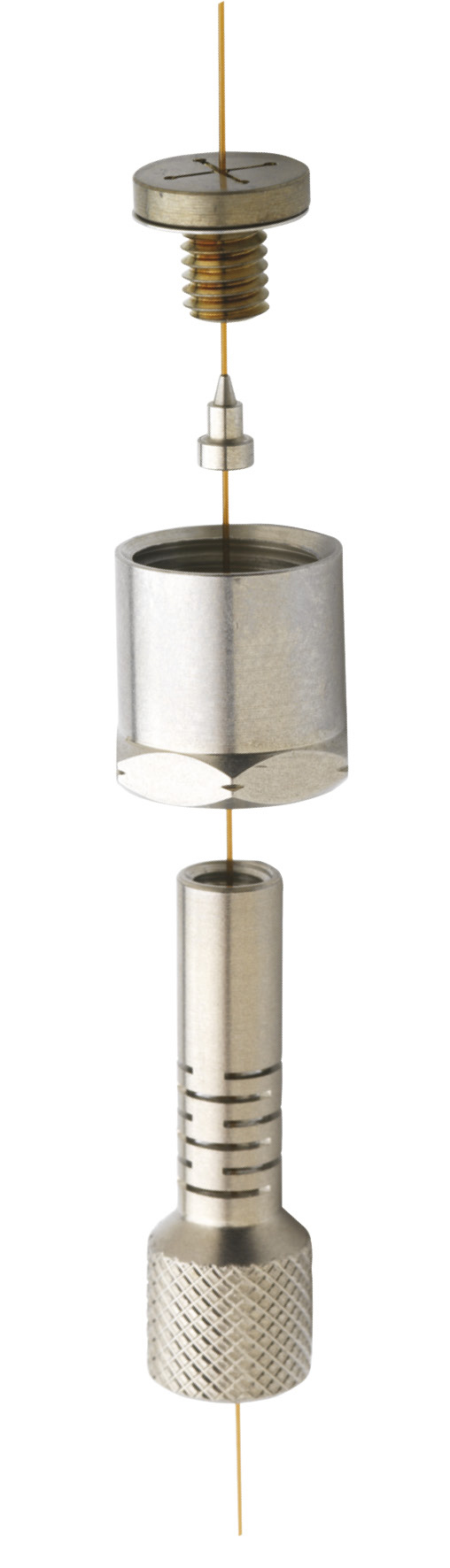 SilTite Metal - Initial Installation for Agilent Split / Splitless Injectors & 0.10-0.25 mm ID Columns (10 Ferrules, 2 Nuts, 2 Base Seals)