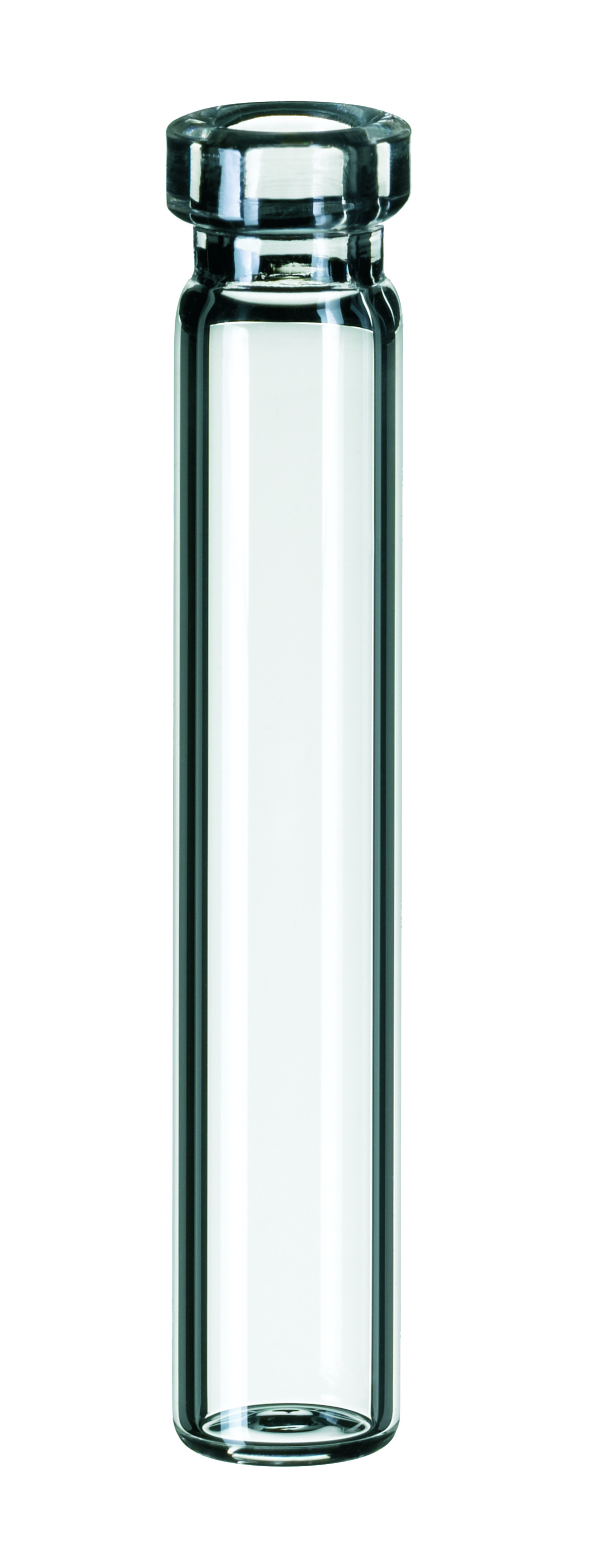 0,7 ml Rollrandflasche, 40 × 7 mm, Klarglas, 1.hydrolytische Klasse