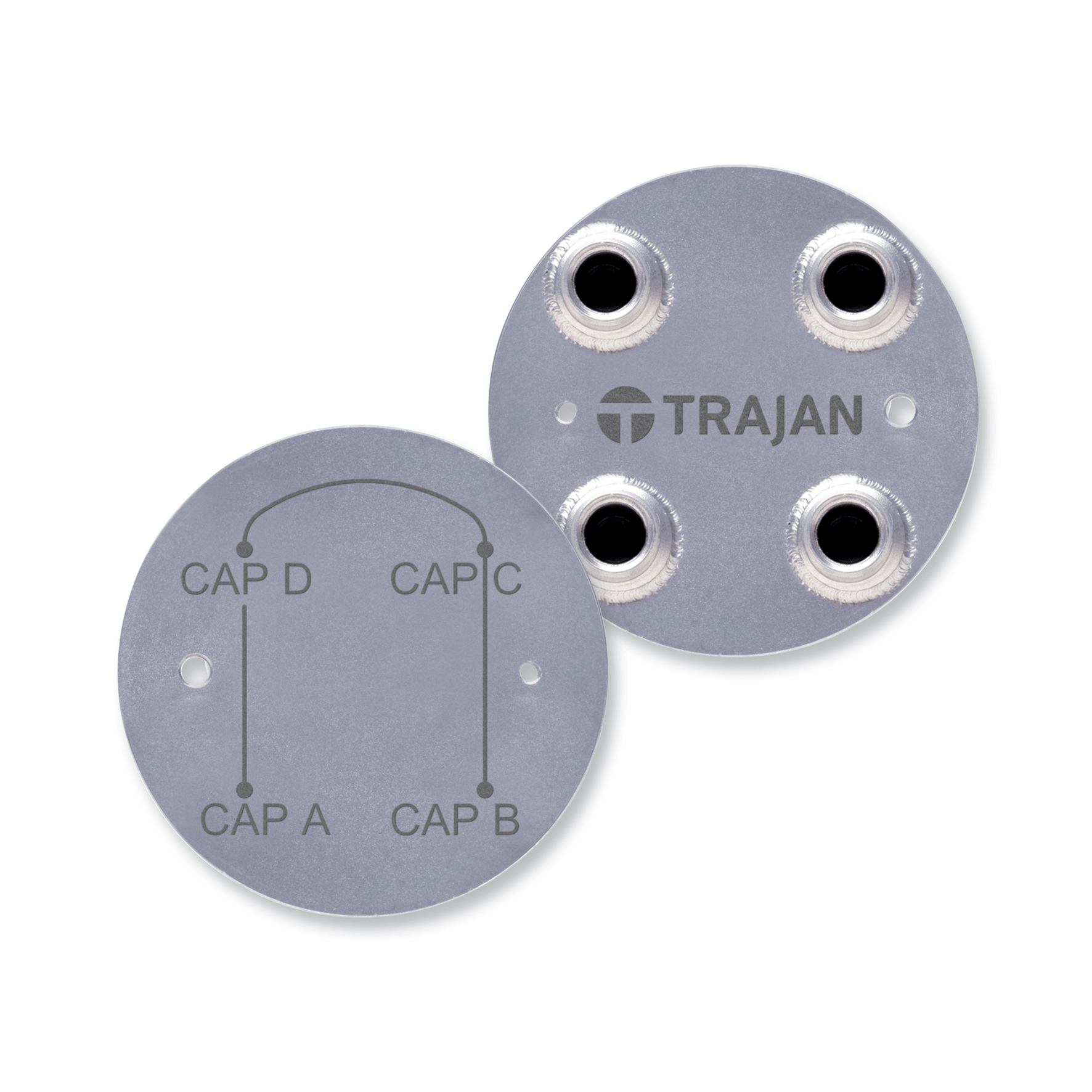Microchannel Device Only, Ports A 0.25/0.32 mm OD, Port B, C, & D 0.25/0.32 mm ID SilFlow GC 4 Port Splitter Kit