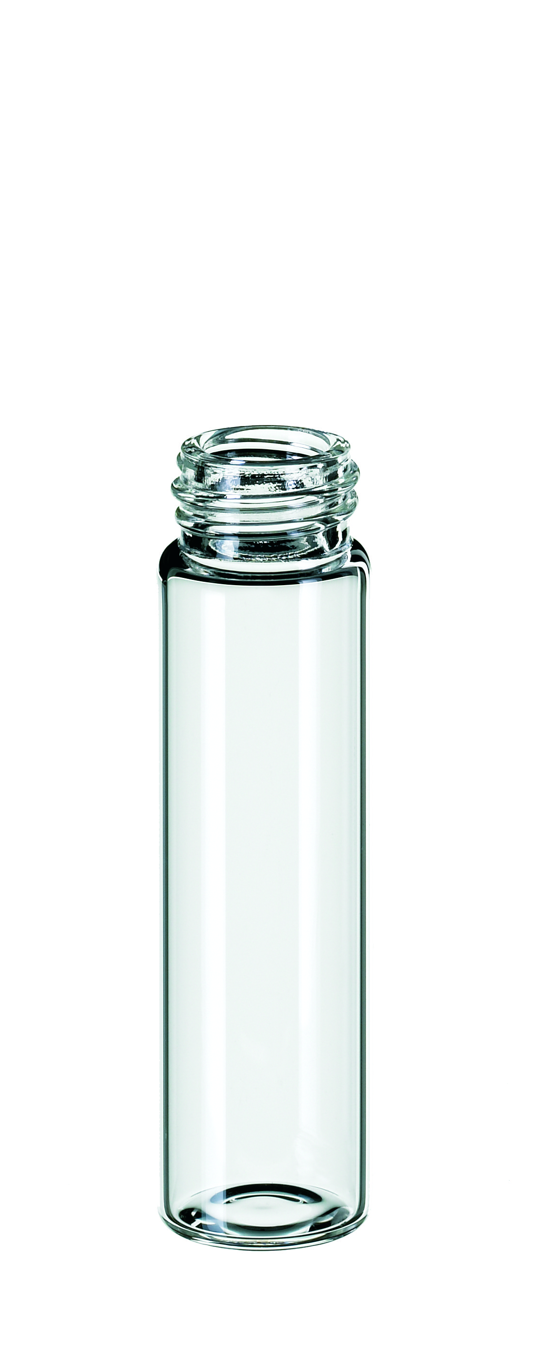 8 ml Gewindeflasche ND15, 61 × 16,6 mm, Klarglas, 1. hydrolytische Klasse