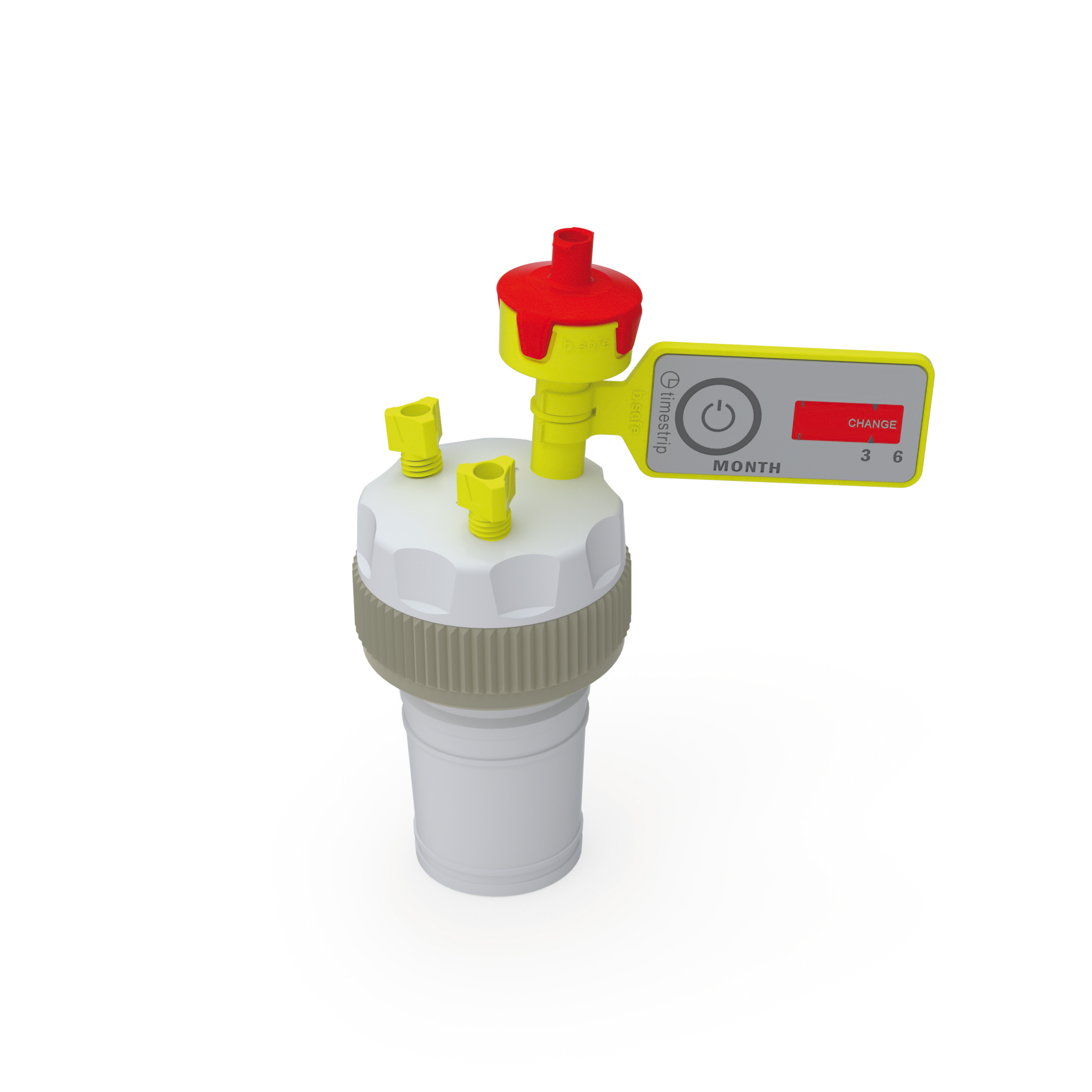 Cap NS 29/32  Verteilerkörper mit Schliffkern NS 29/32, integrierte Lösemutter aus PP zum Öffnen festsitzender