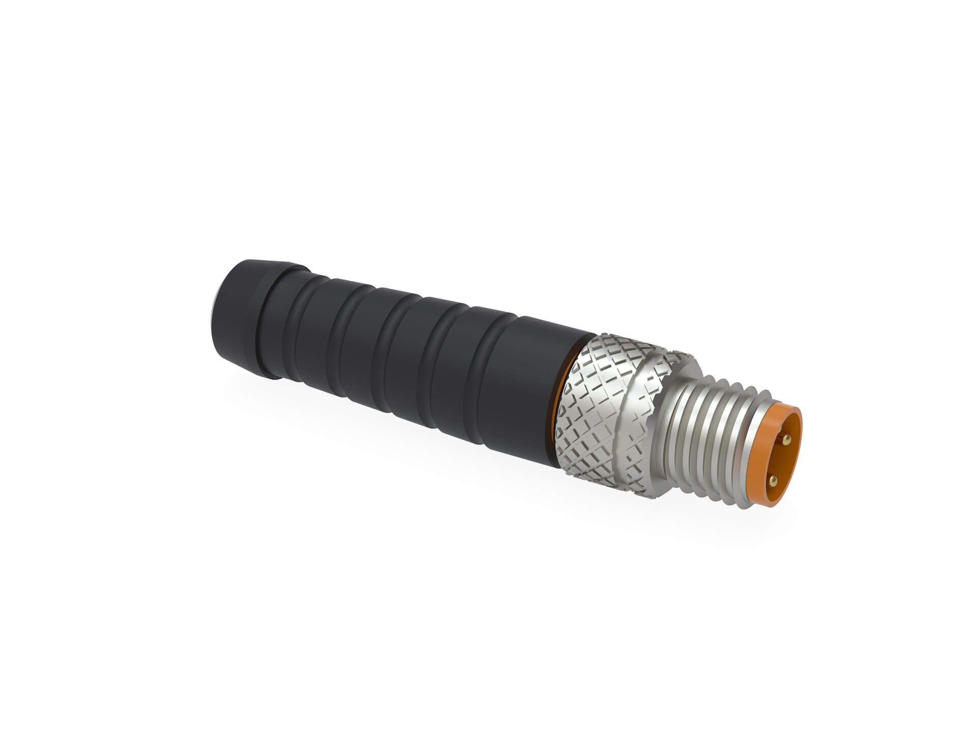 1x Stecker mit Außengewinde M8x1, zur Unterdrückung einer Daueralarmierung nicht genutzter Sensoranschlüsse an b.safe Mini-Display 2-Kanal.