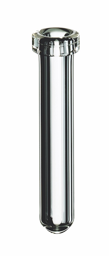 0,3ml Mikroflasche, 31,5 x 5,5mm, Klarglas, 1. hydrol. Klasse, runder Boden