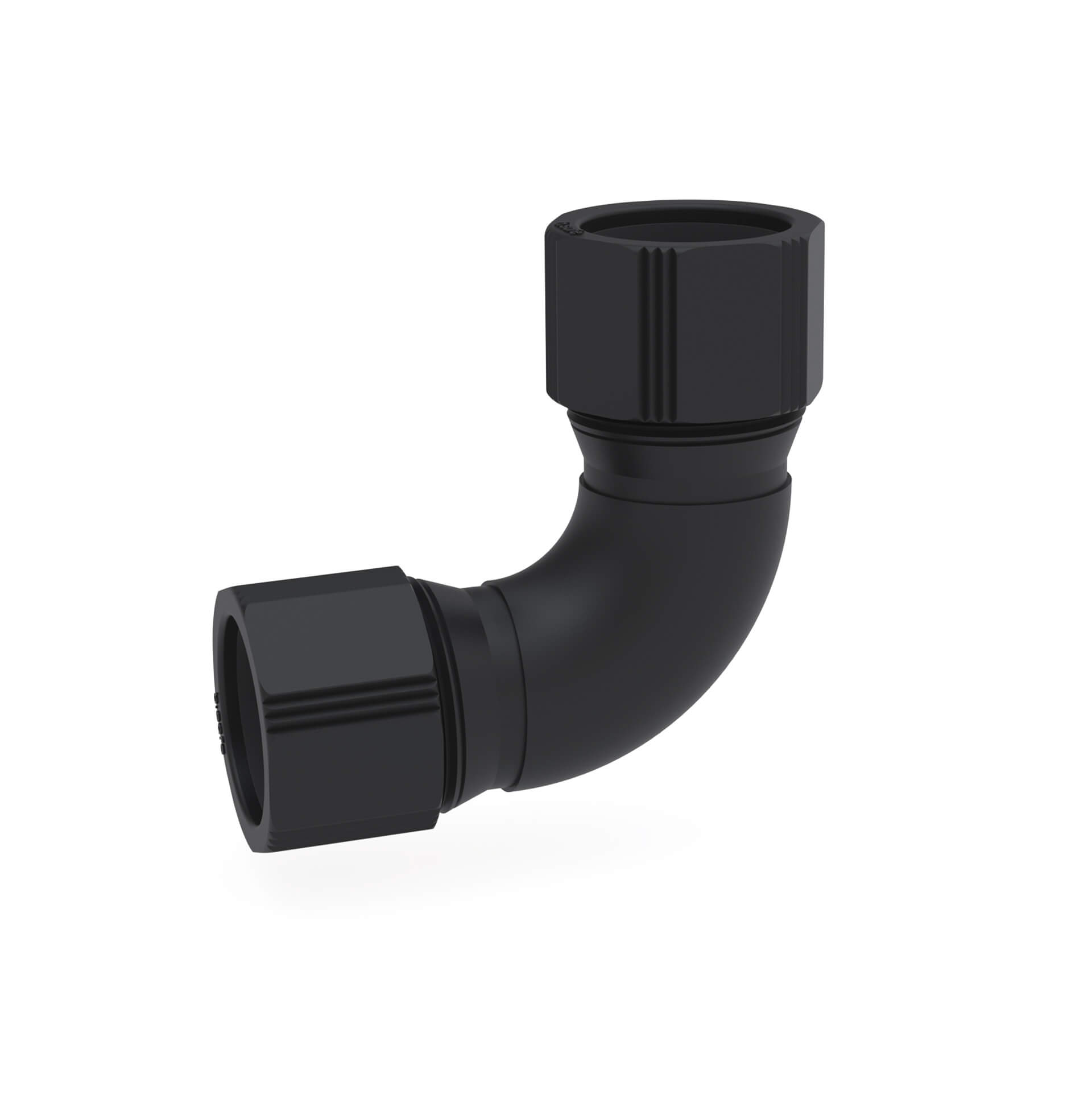 aus PE-EX, 92° Rundbogen mit 2x Klemmverbindung für Außen-Ø 32 mm, L 100 x H 100 mm