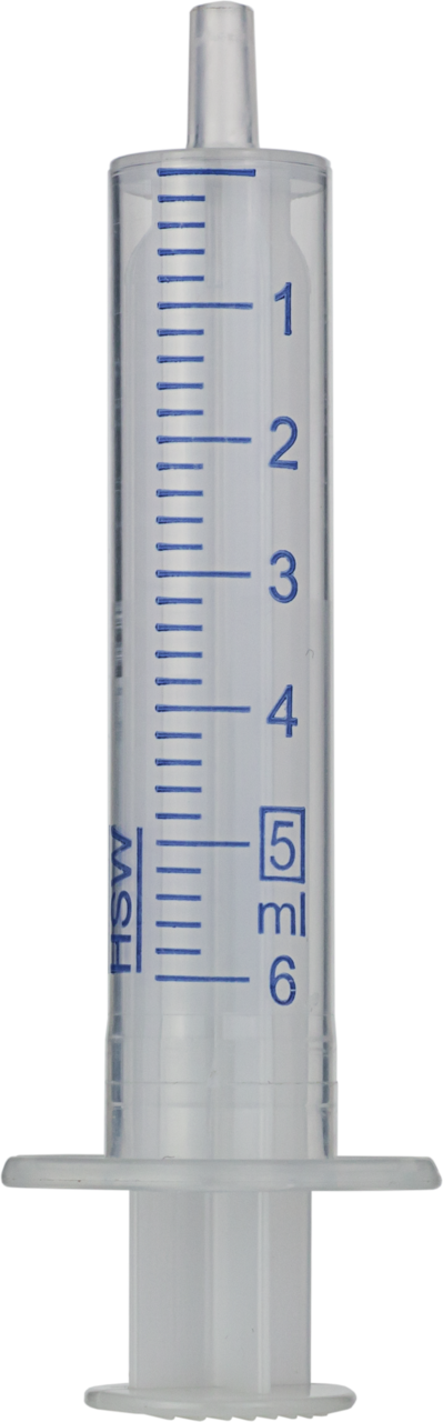 Einmalspritzen, Luer-Ausgang, 5 mL