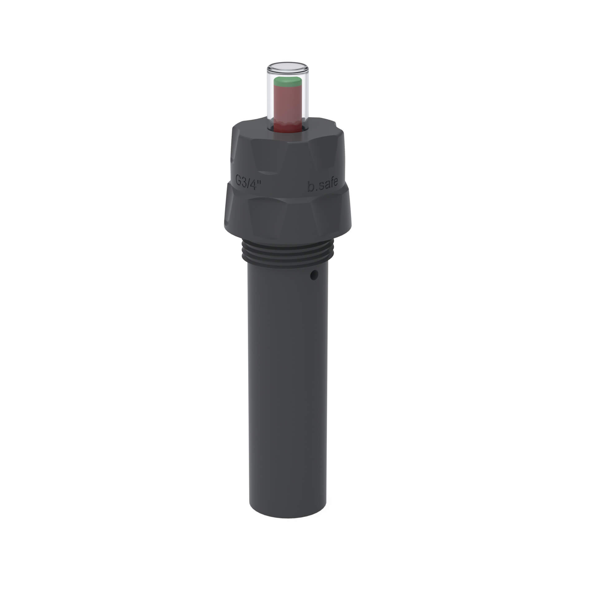 aus PE-EX ableitfähig, passend für Innengewinde G3/4“, Füllrohrlänge 86 mm, Füllrohrdurchmesser 23 mm