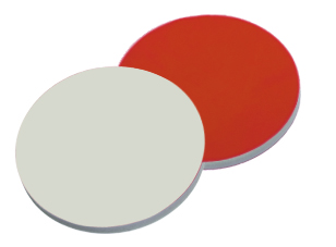 11,35mm Septum, RedRubber / PTFE beige, 45° shore A, 1,0mm