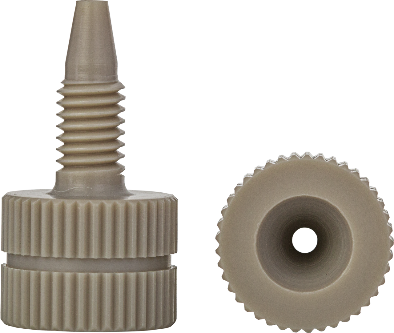 Fingertight Fitting 1/16", PEEK, rund