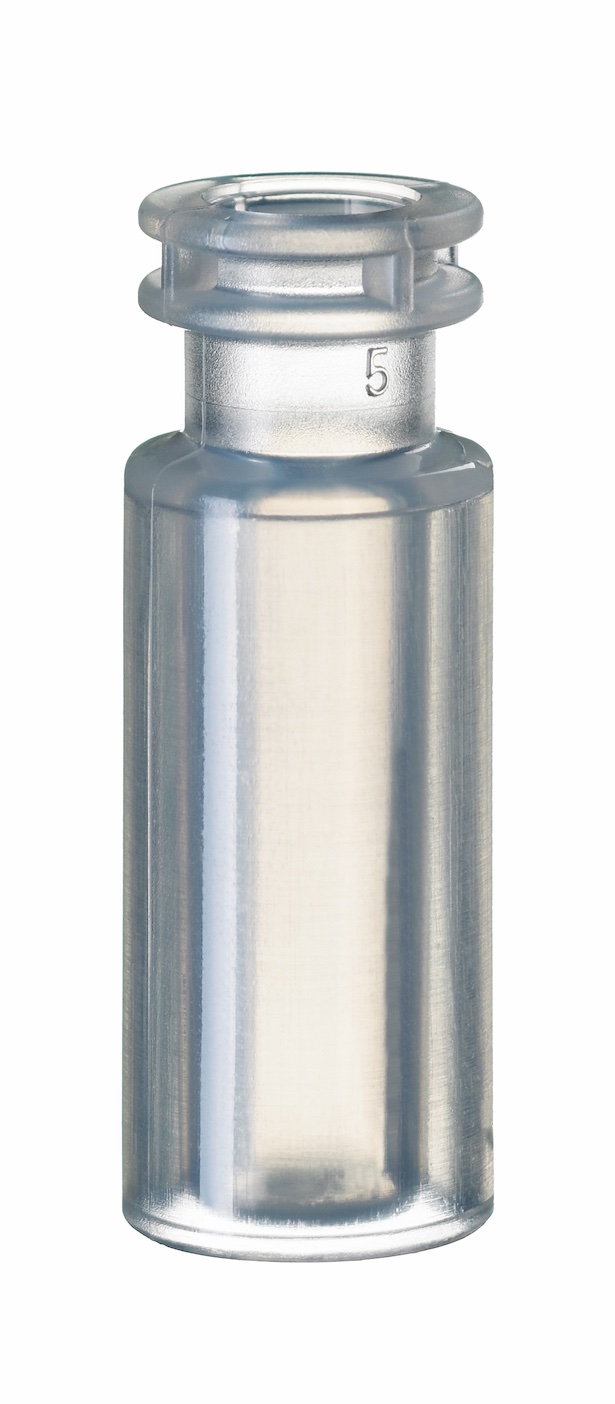 0,7ml PP Schnappring-Mikroflasche, 32 x 11,6mm, transparent