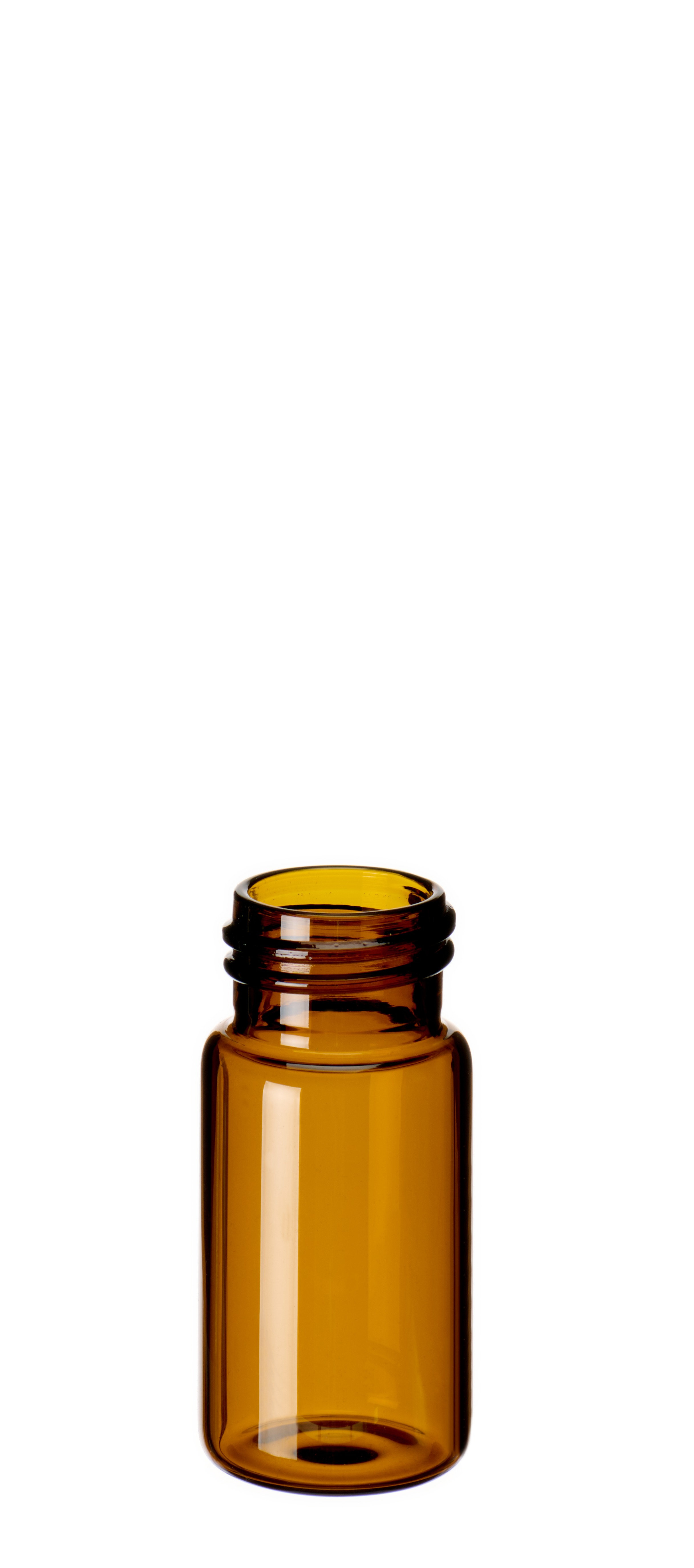 20 ml EPA Gewindeflasche, 57 × 27,5 mm, Braunglas, 1. hydrolytische Klasse