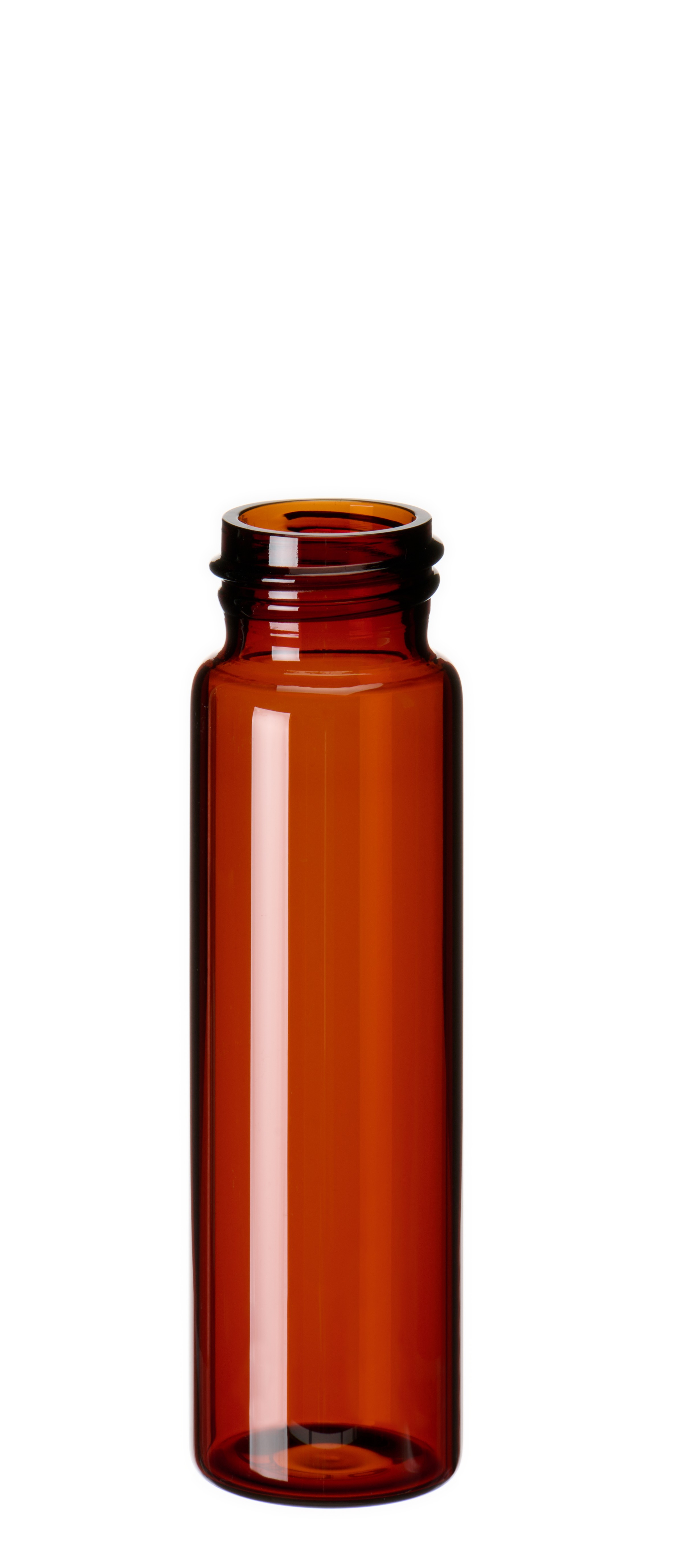40 ml EPA Gewindeflasche, 95 × 27,5 mm, Braunglas, 1. hydrolytische Klasse