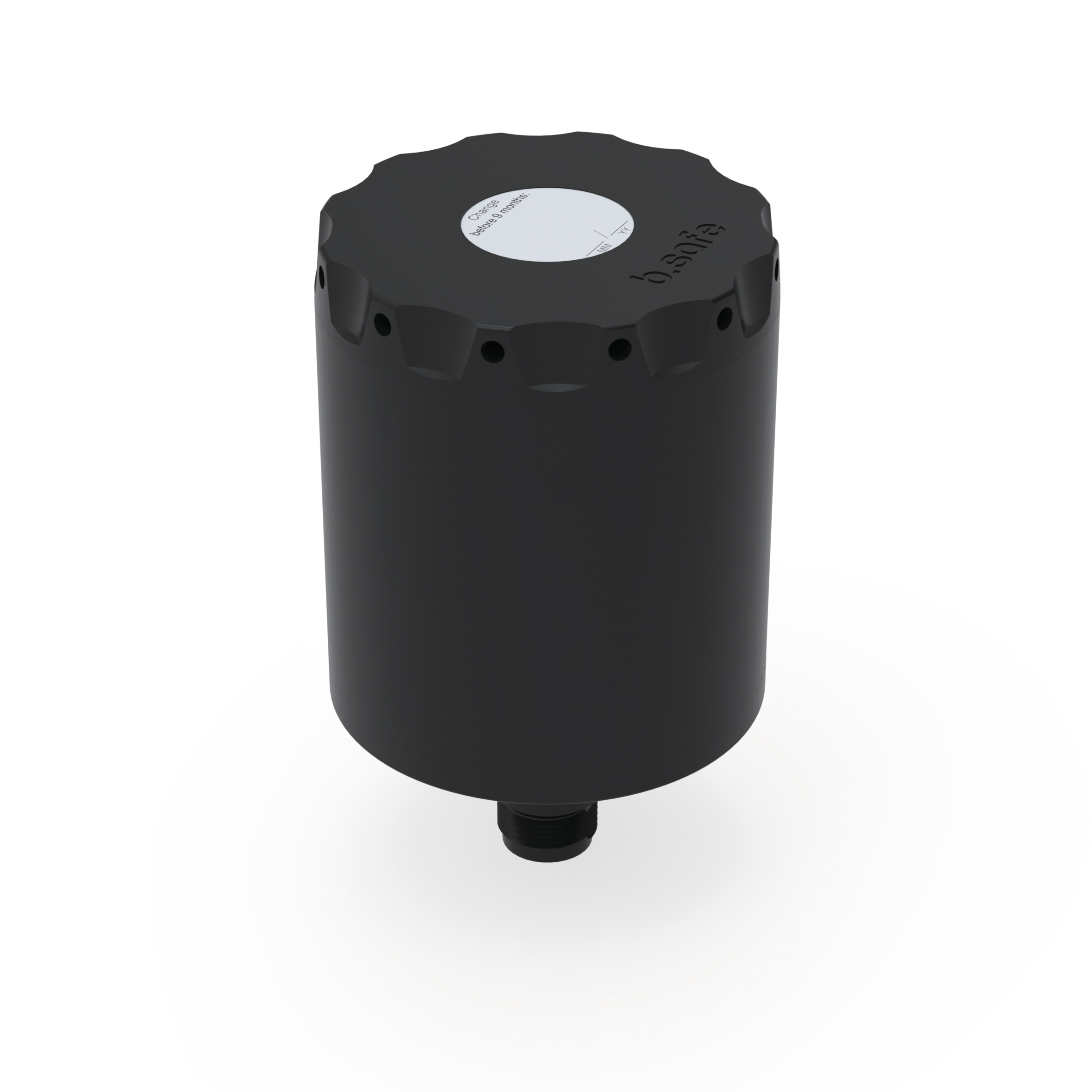 Abluftfilter für Fässer  Filtergehäuse aus PE mit Anschlussgewinde für direkte Montage auf Fässer. Deckel mit