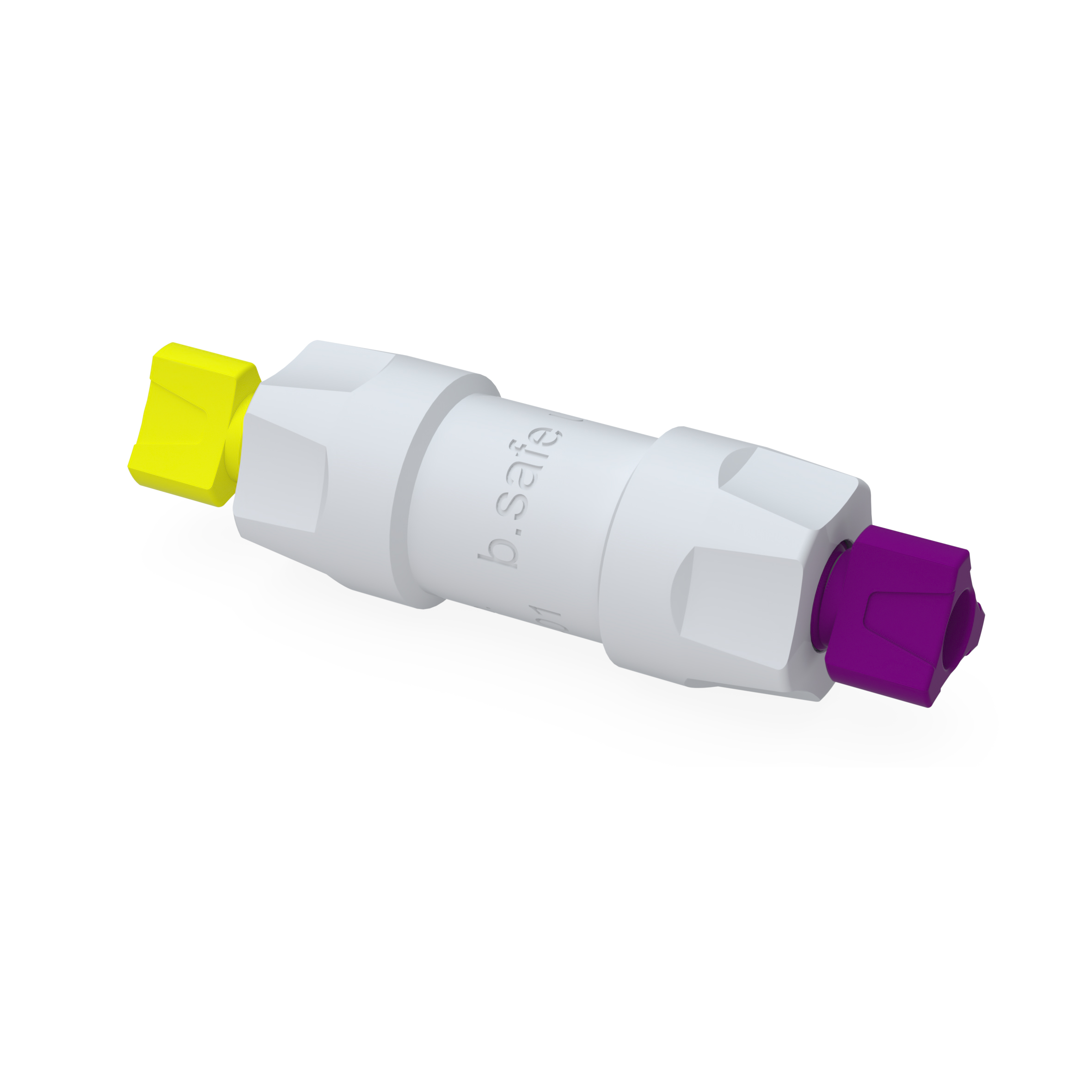 Kapillarverbindung  Gerades Verbindungsstück aus PTFE, beidseitig mit Kapillaranschluss (Gewinde UNF 1/4“), mi