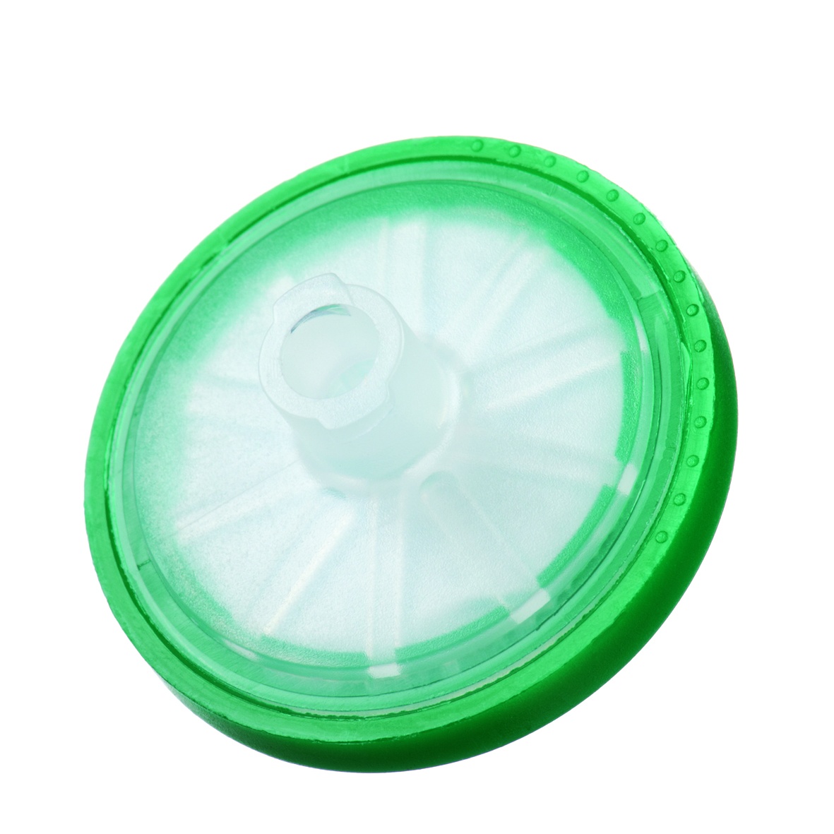 25 mm HPLC Spritzenfilter, transparent, PTFE, 0,20 µm, mit Luer Lock Einlass und Luer-Auslass