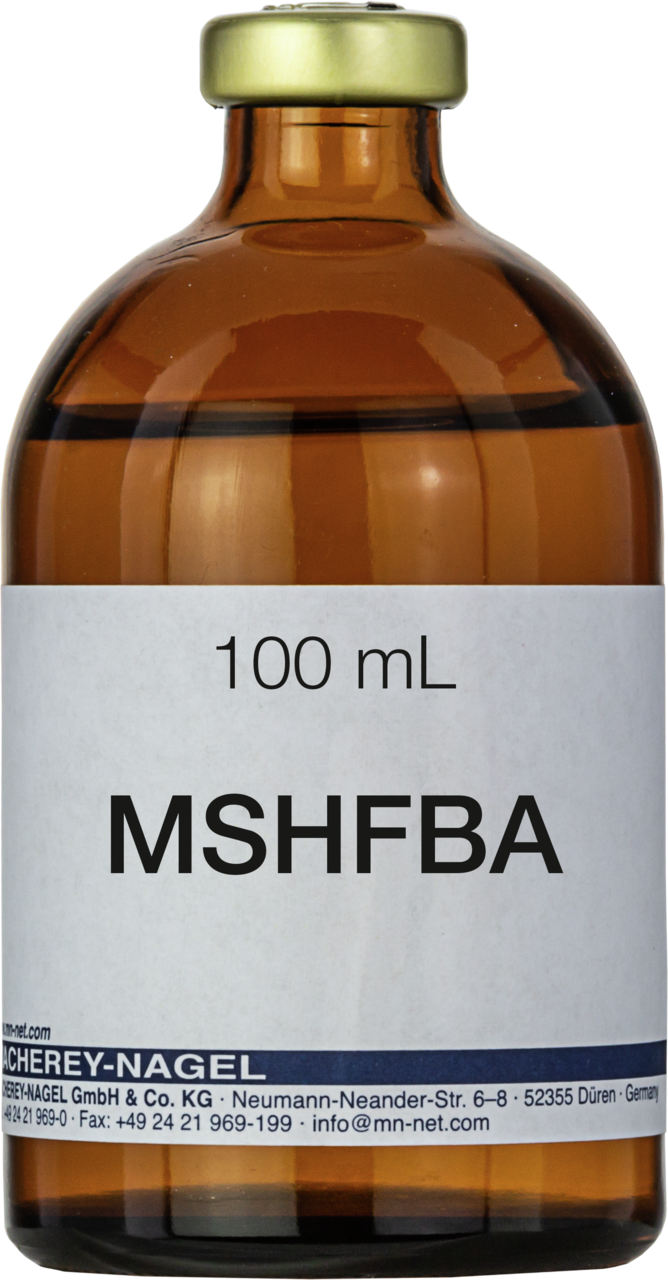 Silylierungsmittel MSHFBA Packung à 1x100 mL   __UN 3316  Chemie-Testsatz   9   II   0,100  L          ADR/GGVSEB M11 (E) ADR 3.3.1/251: LQ          PAX 960 10 Kg CAO 960 10 Kg