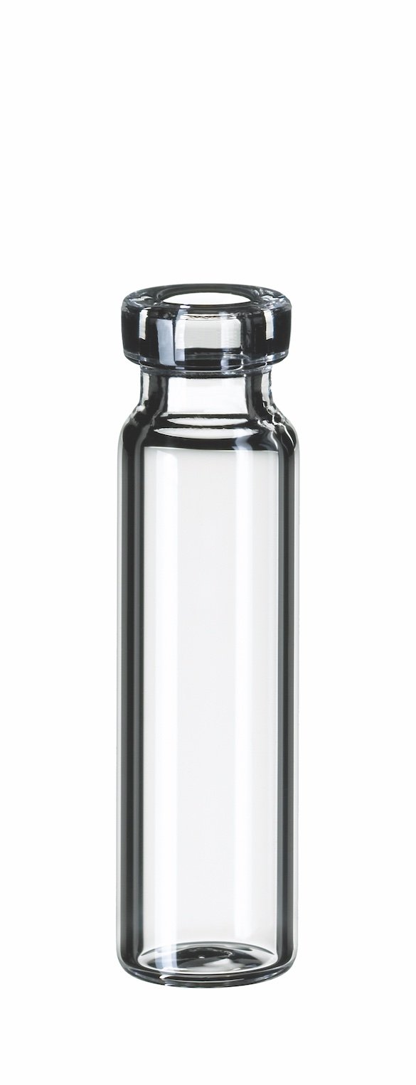 0,8ml Rollrandflasche, 30 x 8,2mm, Klarglas, 1. hydrolytische Klasse