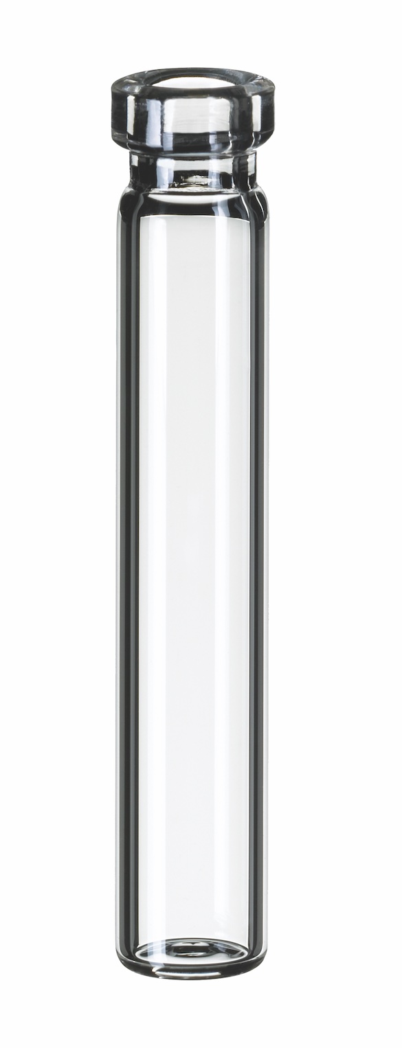 0,7ml Rollrandflasche, 40 x 7mm, Klarglas, 1. hydrolytische Klasse