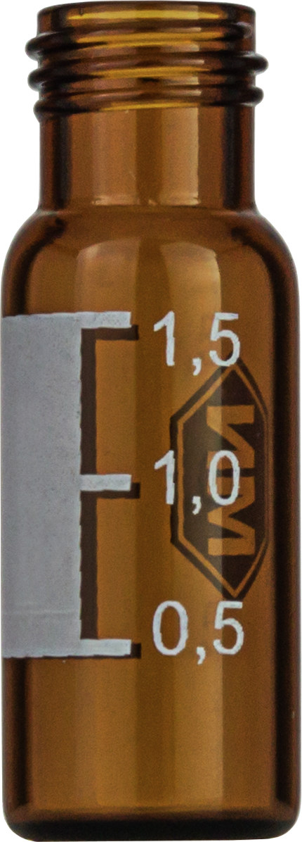 Vial N9-1.5, GW, b, 11,6x32, flach, SF