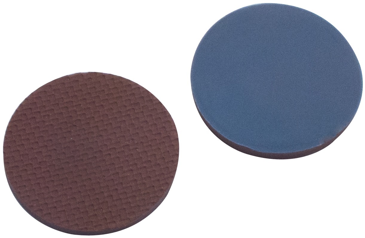 22 mm Scheibe, Butyl rot/PTFE grau, 2,4 mm, für Schraubkappen ND24