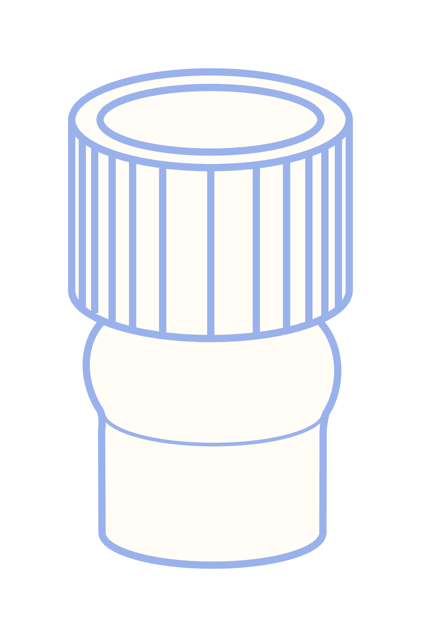 PE Stopfen N8-1, FL, tr