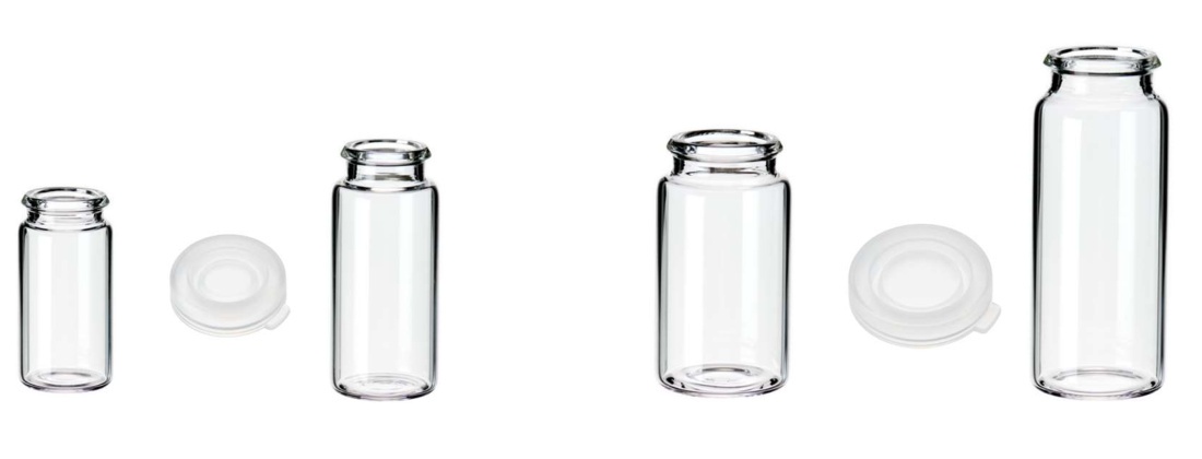 2in1 Kit: 100 ml Schnappdeckelflasche, 145 × 34 mm, Klarglas, 3. hydrolytische Klasse; inklusive Schnappdeckel ND28