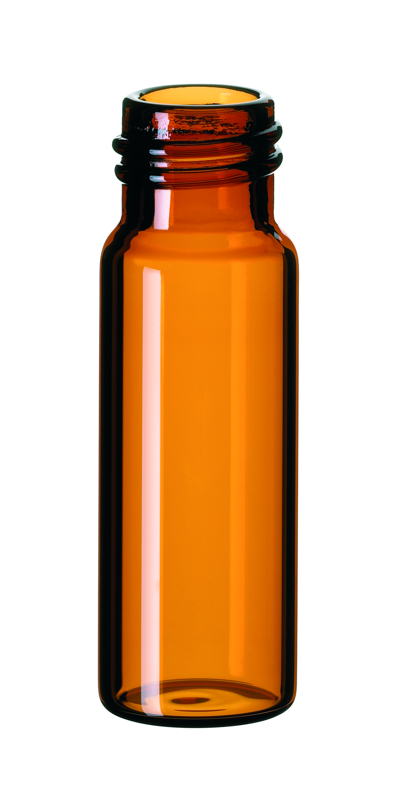 4 ml Gewindeflasche ND13, 45 × 14,75 mm, Braunglas, 1. hydrolytische Klasse